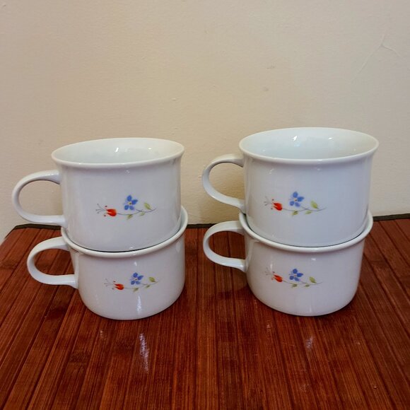 Set of 4 Vintage Hearthside Soup Mugs Bake N Serve - Japan - Picture 2 of 5